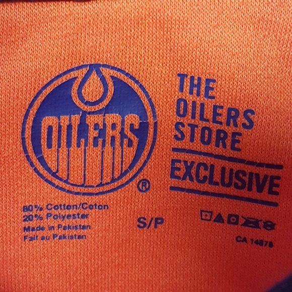 Vintage OILERS STORE EXCLUSIVE Hoodie Small US S NHL Edmonton Oilers Sleeveless - Picture 3 of 16